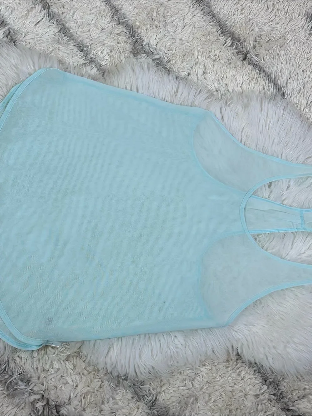 lululemon athletica Light Blue Racerback Tank